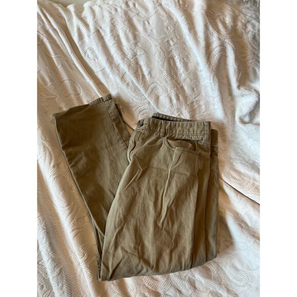 Iron Co. Tan Brown Denim Jeans Mens 36x30 - Picture 2 of 5